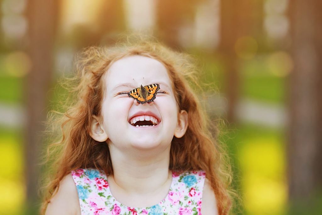 Happy little girl