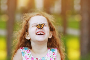 Happy little girl