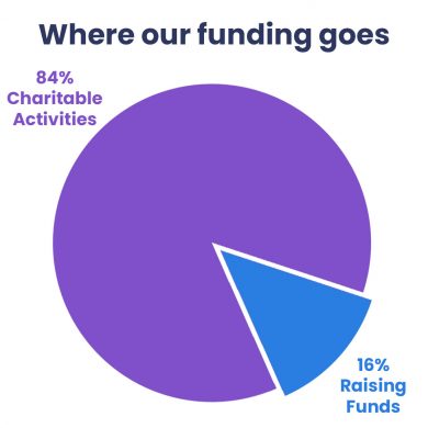 where-our-funding-goes-pie-chart